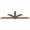 Ekena Millwork Redmond Smooth Timber Gable Bracket, Western Red Cedar, 96"W x 32"H x 1 1/2"D x 5 1/2"F, 8/12 Pitch GBW096X32X0206RED00SWR - alternate 3